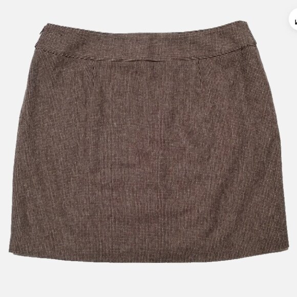 ANN TAYLOR LOFT Wool Blend Mini Straight Skirt 6750E1M - Picture 2 of 7